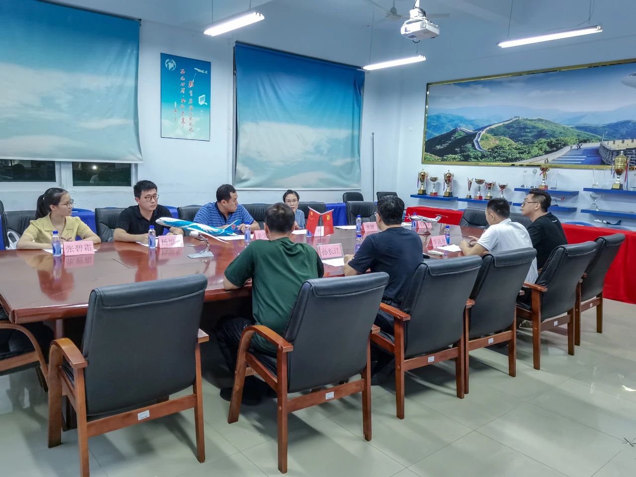 珠海市团市委到我院面试遴选航展志愿者