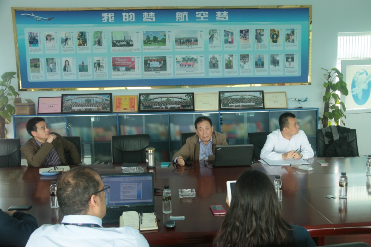 深圳市航空业协会副会长一行到访航空学院